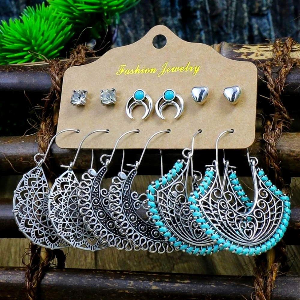 Set of 6 Earrings